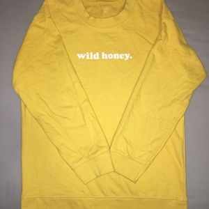 Indy Brand wild honey Large Yellow Sweatshirt